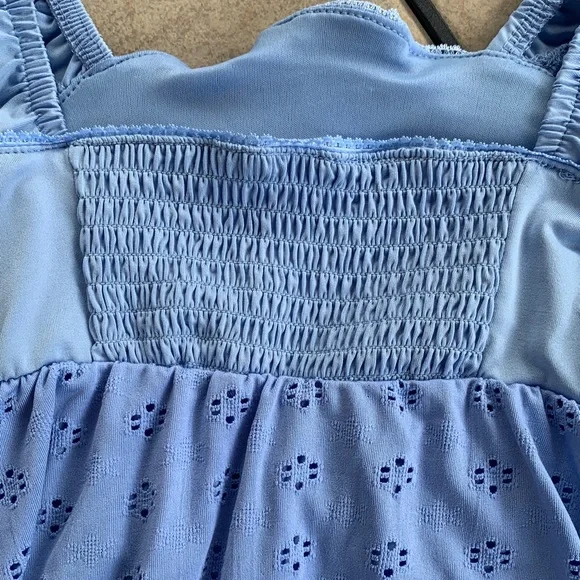 Justice Light Blue Ruffle Top - Picture 12 of 12